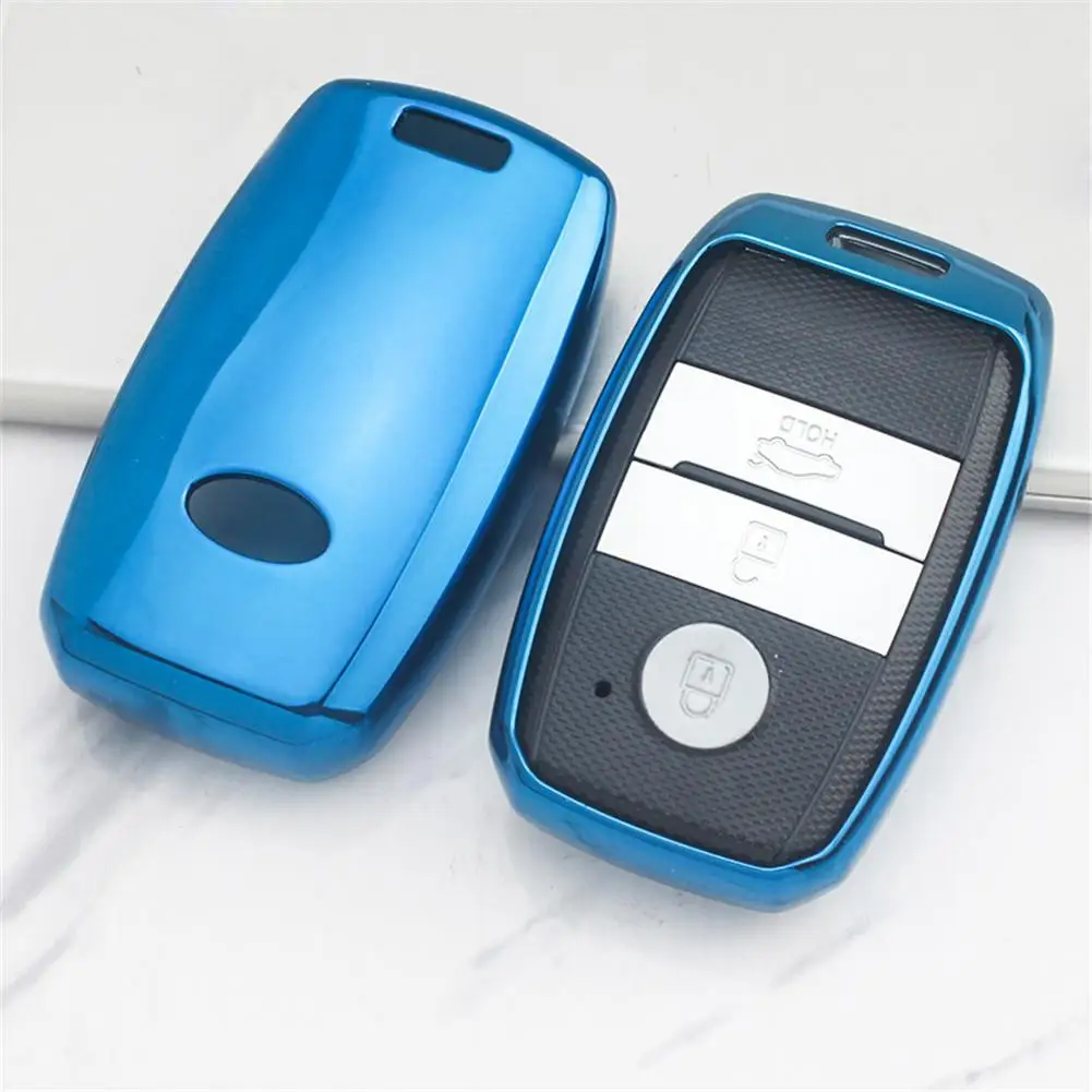 ТПУ чехол для ключа автомобиля защитный подходит Kia Rio Sportage 2016 Ceed Sorento Cerato Picanto K2 K3 K5 аксессуары стайлинга