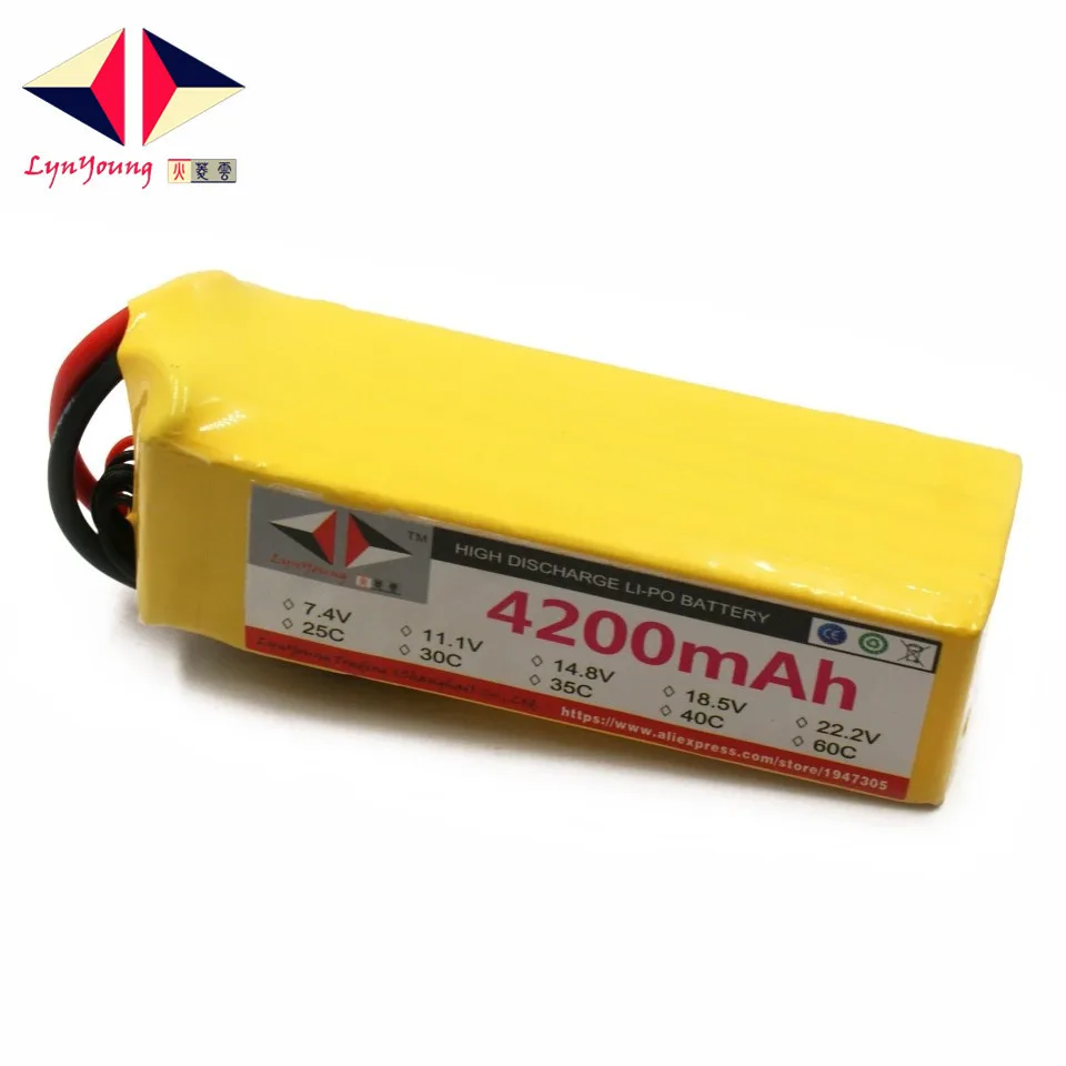 HX Lipo батарея 5S 18 5 V 4200mah 25C 30C 35C 40C 60C для радиоуправляемого дрона квадрокоптера