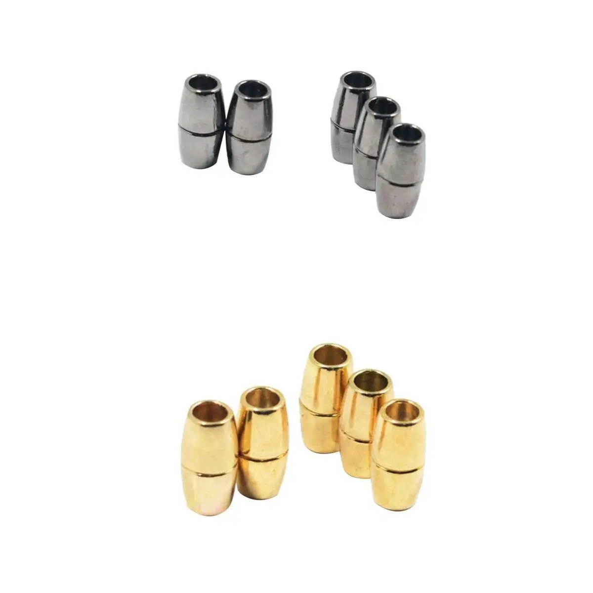 10x клей в бочке Магнитная застежка кожаный шнур разъемы для ювелирных