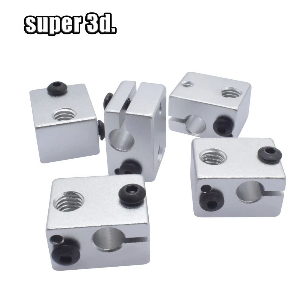 2 шт. 3D принтер нагревательный блок V6 подходит для j головки hotend kossel и prusa i3|prusa i3|3d