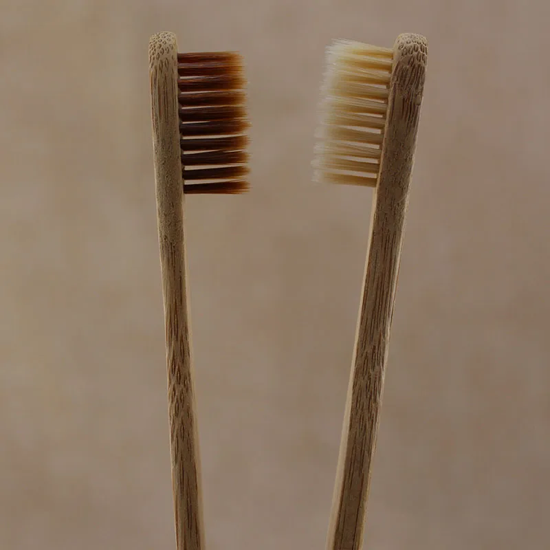 20 шт./лот/партия бамбуковые зубные щетки низкоуглеродный зеленый натуральный