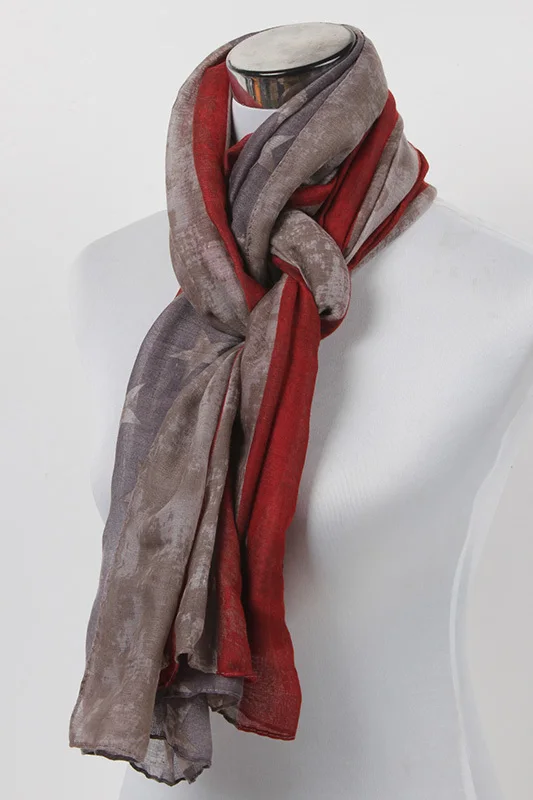 Бесплатная доставка женский Американский флаг принт американский звезды в