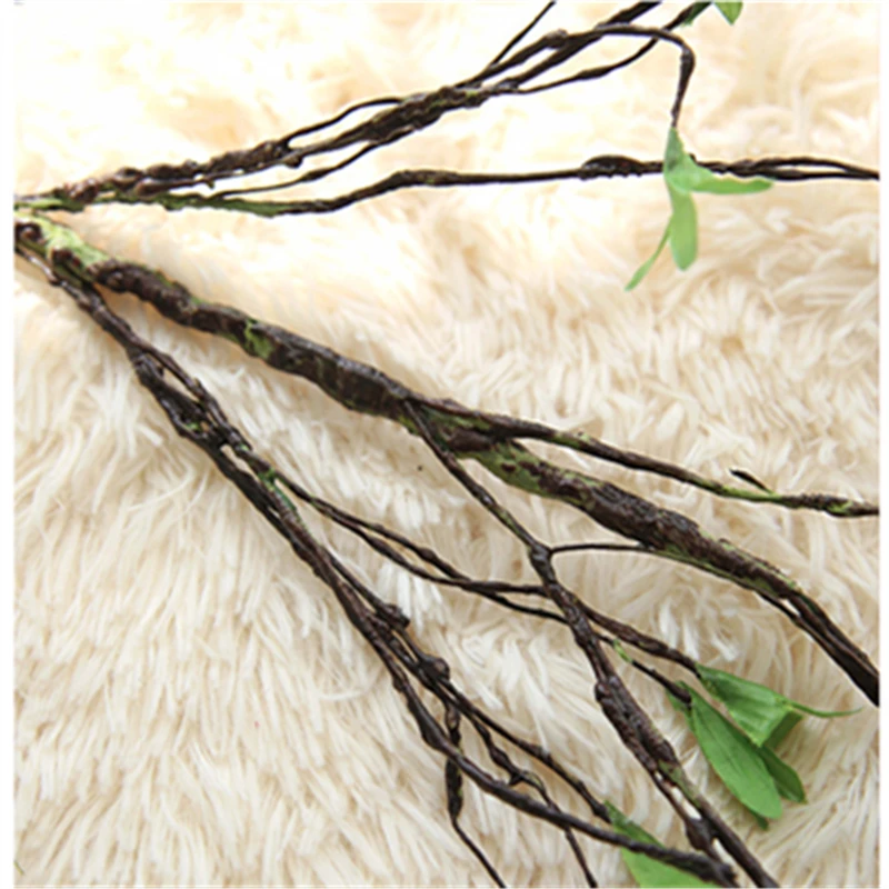 Willow Branch Artificial Flower Fake Bouquet For Wedding Home Table Decoration Chinese New Year | Дом и сад