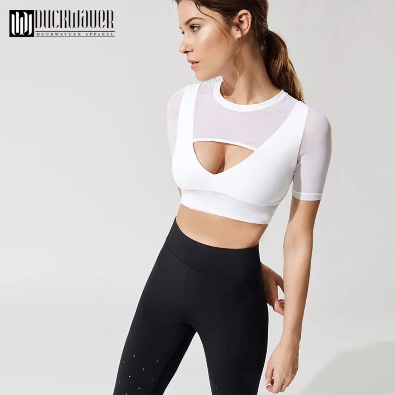 Женский спортивный бюстгальтер с пуш ап вкладышами сетчатый дышащий