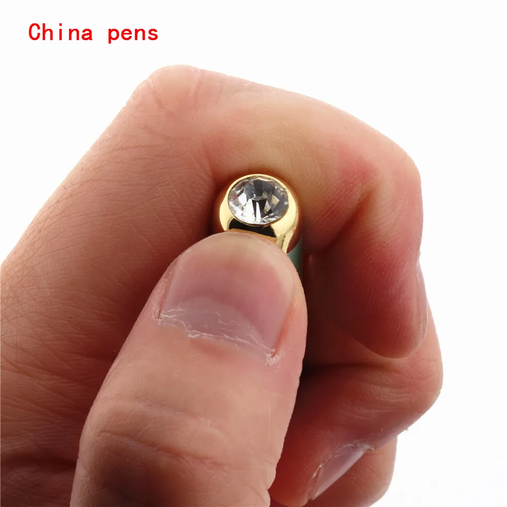 Перьевая ручка роскошная Качественная большой цвет розовое золото Канцтовары