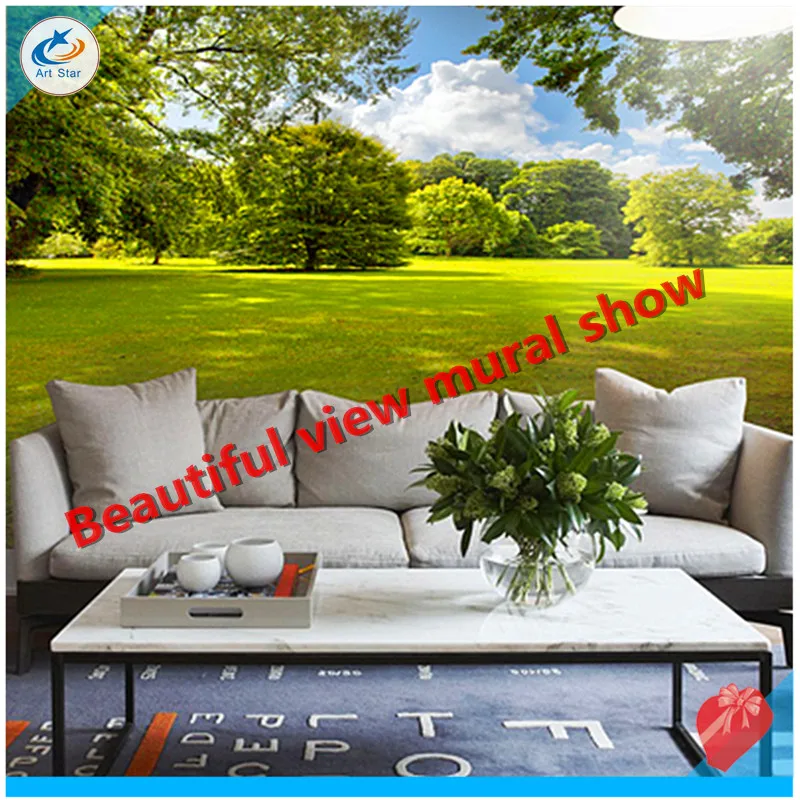 

Large mural wall of sitting room the bedroom TV background 3D landscape wallpaper wallpaper roll