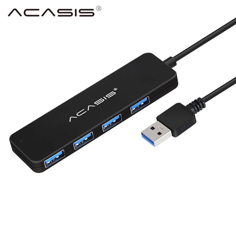 Acasis USB 2 0 концентратор мульти usb хаб 4 порта для ПК компьютерные аксессуары