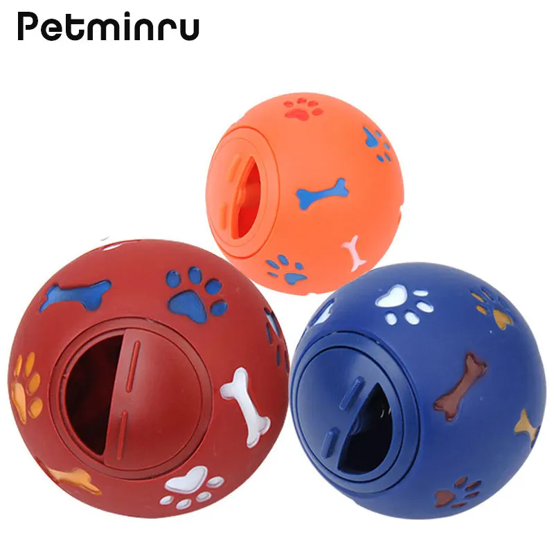 Petminru Прозрачные зубы для укуса игрушки собак утечка пищевого шарика Натуральные