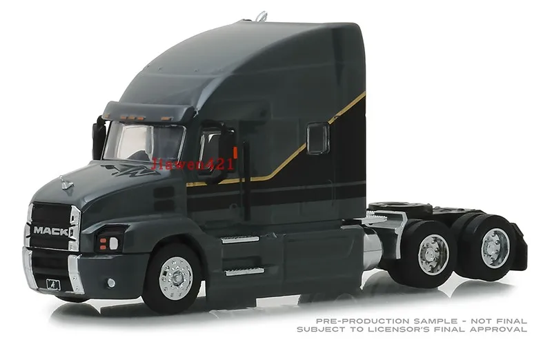 Зеленый светильник 1: 64 Mack Anthem трактор игрушечный автомобиль игрушки для детей литая модель автомобиля подарок на день рождения
