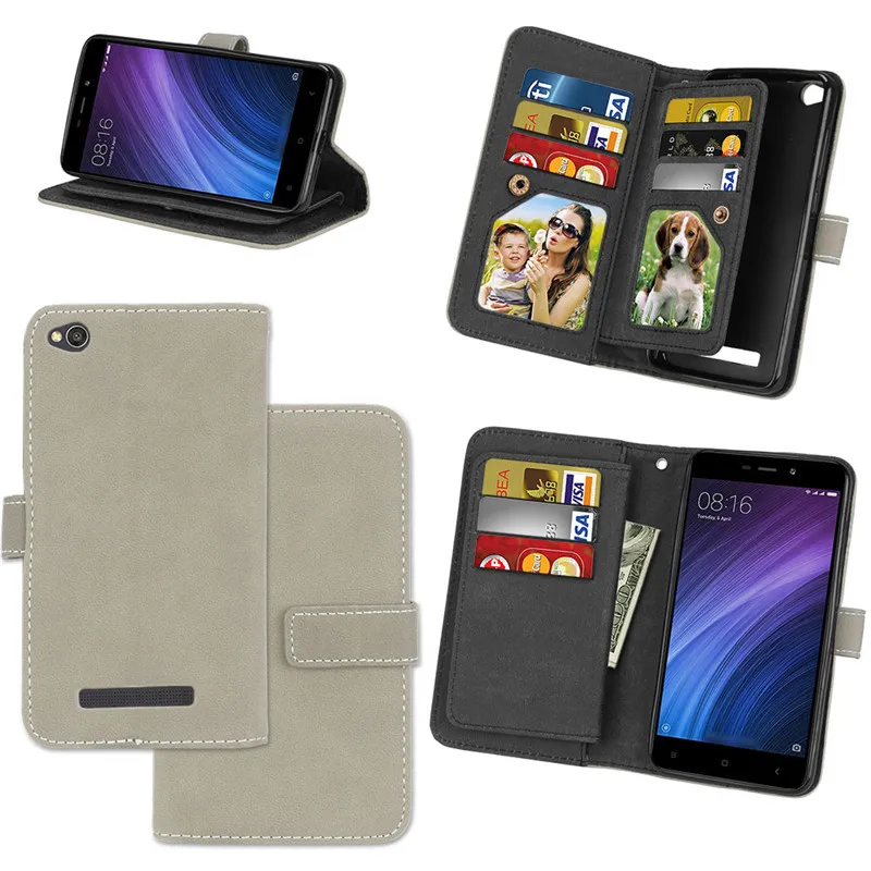 Beige Для Coque Xiaomi redmi 6A 6 чехол Роскошный Матовый кожаный бумажник подставка флип-чехлы для телефонов на Xiaomi redmi 6A 6 A чехол Капа - Цвет: Beige