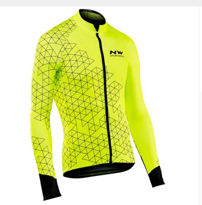 Мужская велосипедная рубашка New2019 NW Northwave с длинным рукавом Майо MTB одежда для