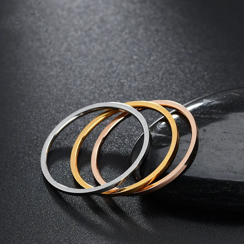 1 мм изысканное ультратонкое серебряное обручальное кольцо для пары из