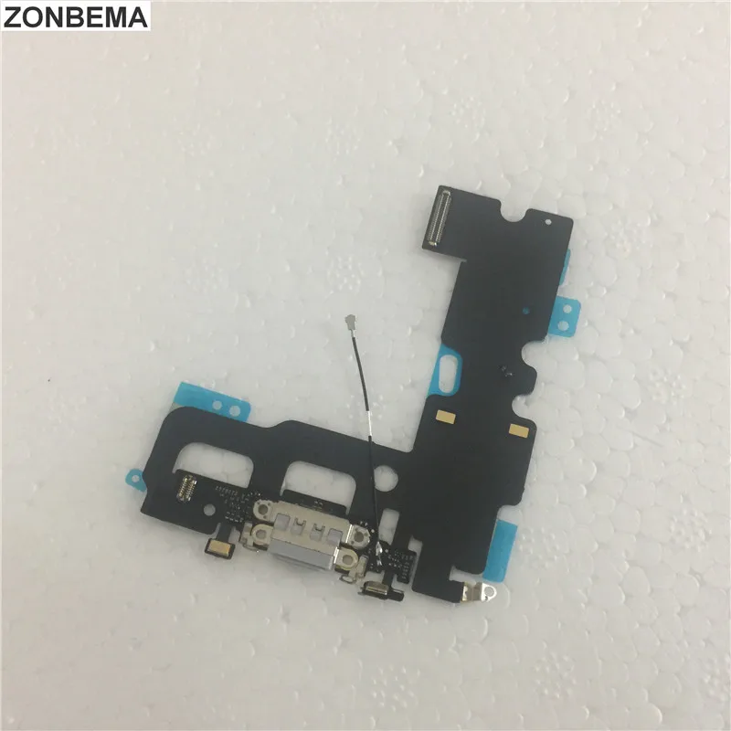 ZONBEMA зарядный порт док-станция USB разъем гибкий кабель для iPhone 7 7 Plus 4," 5,5" наушники аудио лента с принтом Jack
