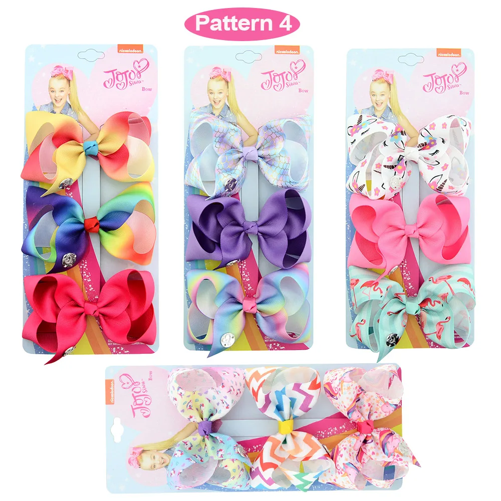 4 дюймовые средние зажимы Аллигаторы JOJO Bows с металлической биркой Подарочная