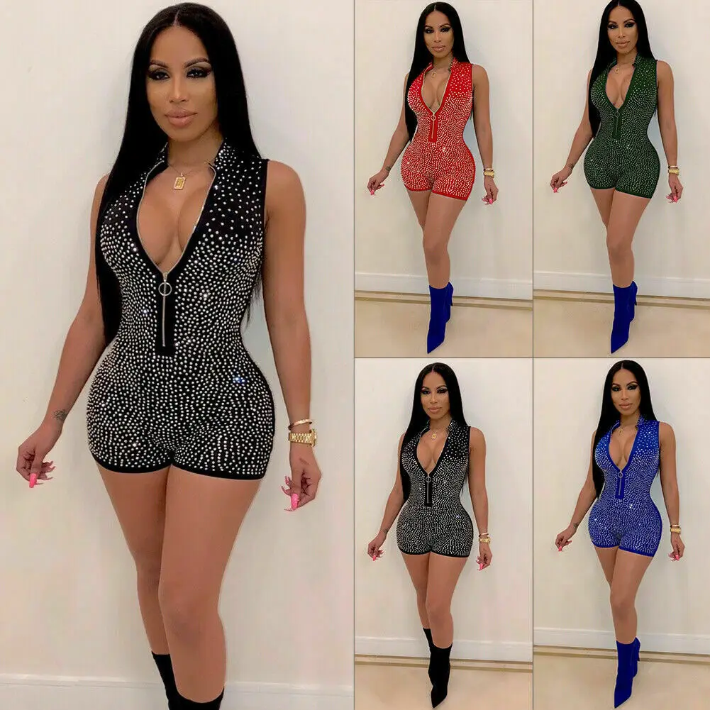 Женское боди с V-образным вырезом без рукавов | Женская одежда