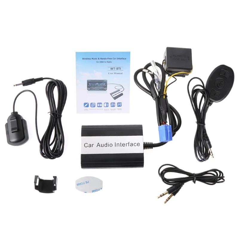 OOTDTY гарнитура для автомобиля Bluetooth наборы MP3 AUX адаптер Интерфейс Fiat Alfa Romeo|MP3-плеер