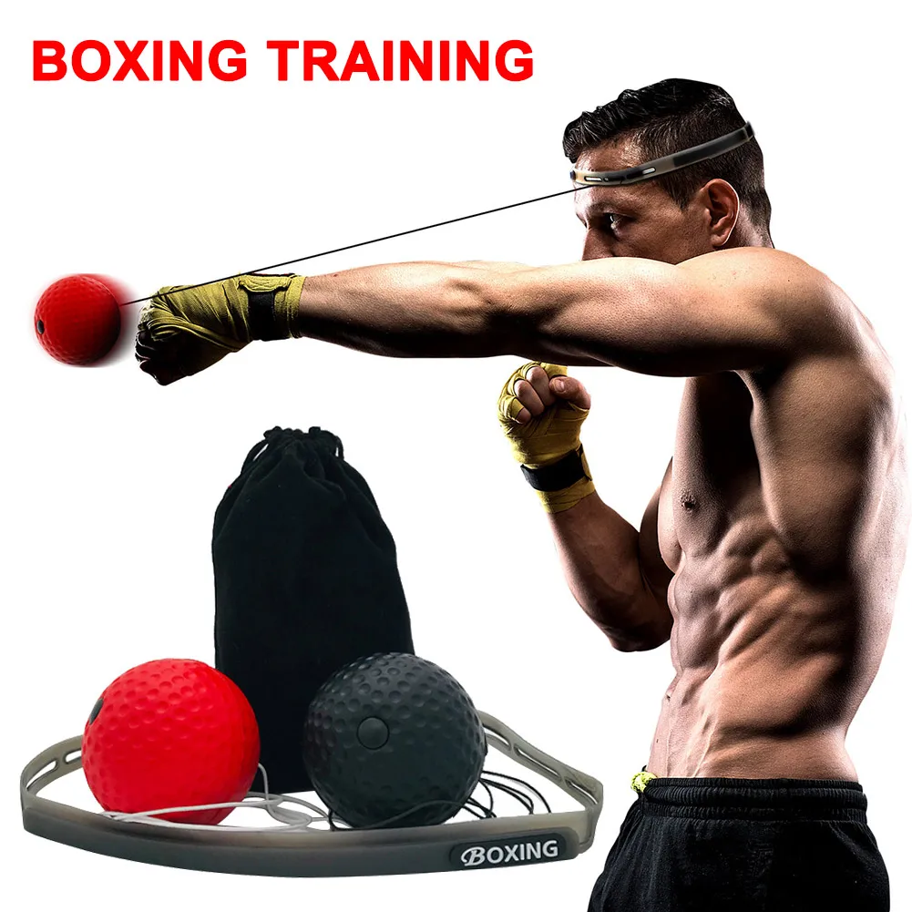 Новый боксерский МЯЧ РЕАКЦИИ набор скорость тренировки головная повязка удар