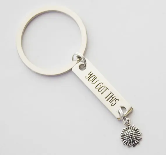 You Got This Keychain Mother's day gift Graduation Gift Jewelry Quote Inspiration | Украшения и аксессуары