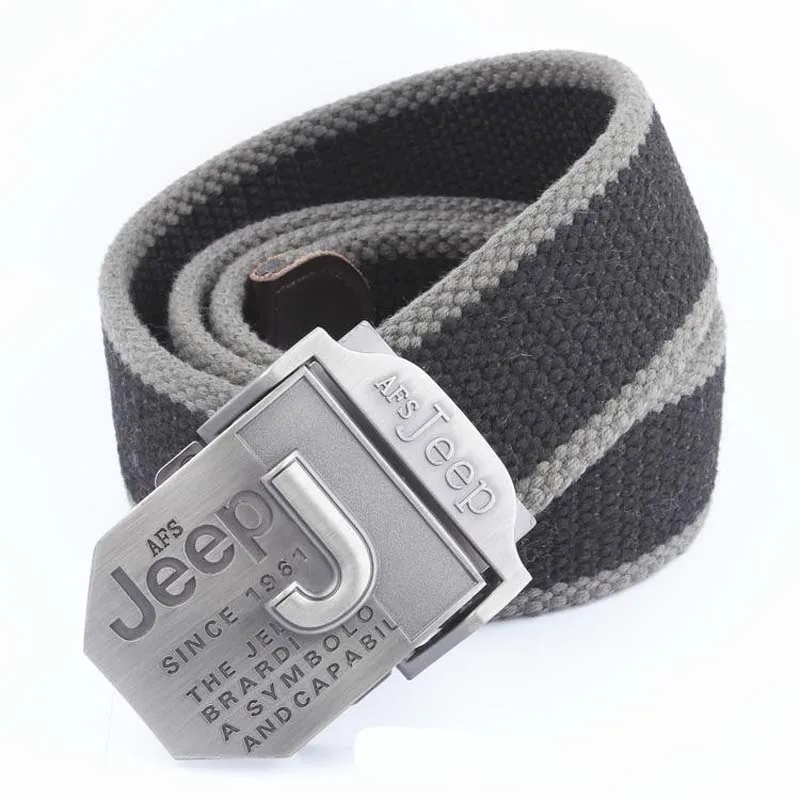 Брезентовый мужской ремень с пряжкой автоматическая пряжка Досуг тканый пояс