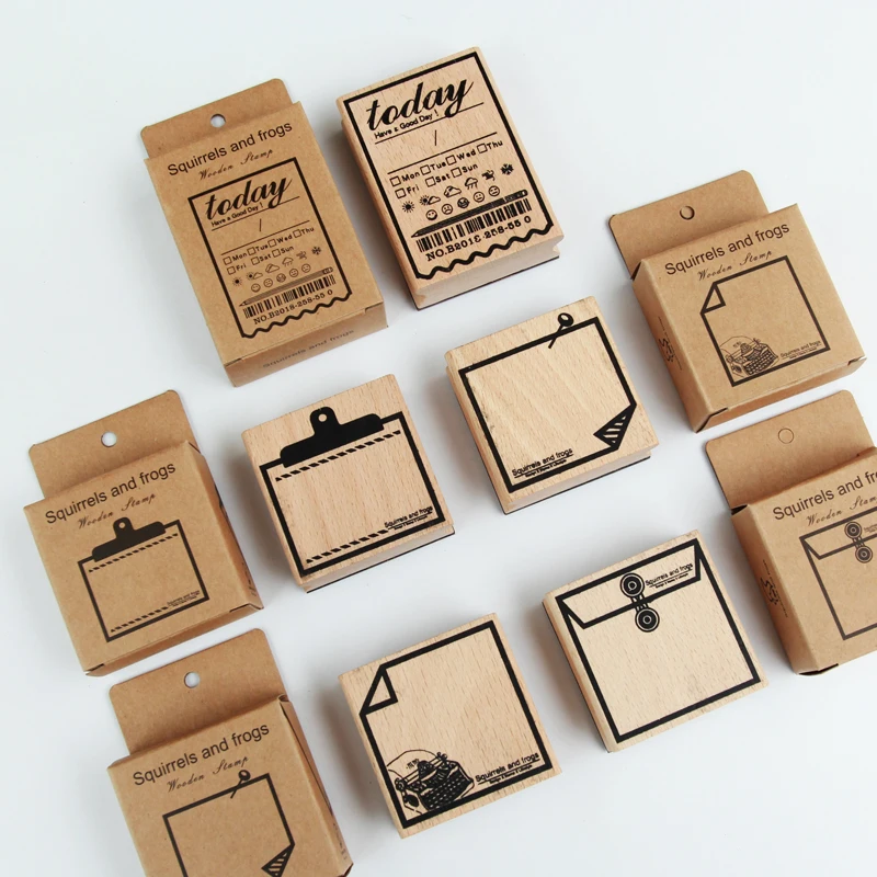 Наслаждайтесь моментом 1 шт. деревянный штамп планировщика для скрапбукинга