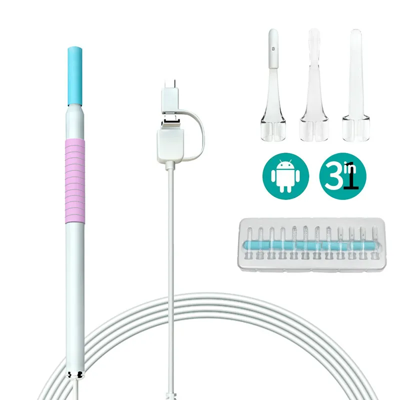 Отоскоп для ушей Android IPhone WIFI уход за здоровьем видеовизуальная камера HD720P