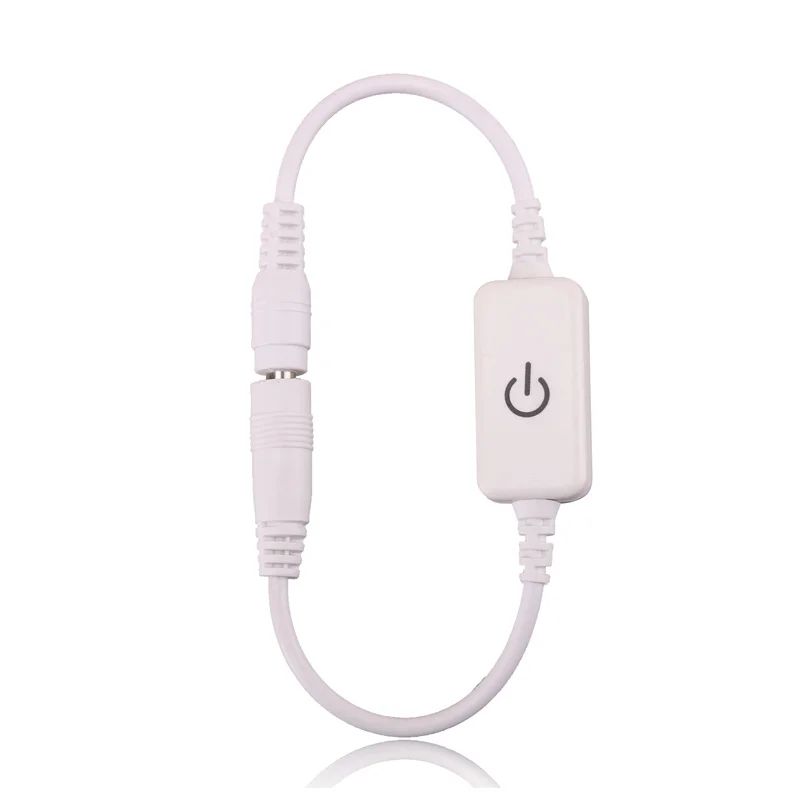 DC12V-24V Itouch светодиодный диммер сенсорный переключатель 1CH сенсорный линейный контроллер разъем постоянного тока для SMD5050 3528 одноцветные полосы света