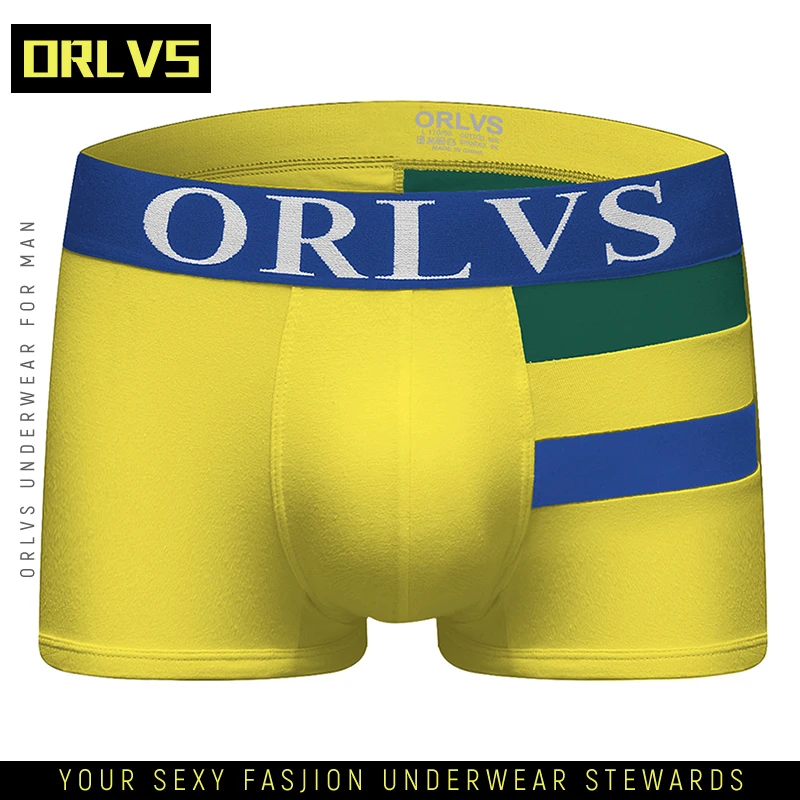 

ORLVS Sexy Men Underwear Boxer Mens Underpants Boxers Cuecas Boxershorts Man Cueca Boxers Slip Homme Gifts For Men OR06