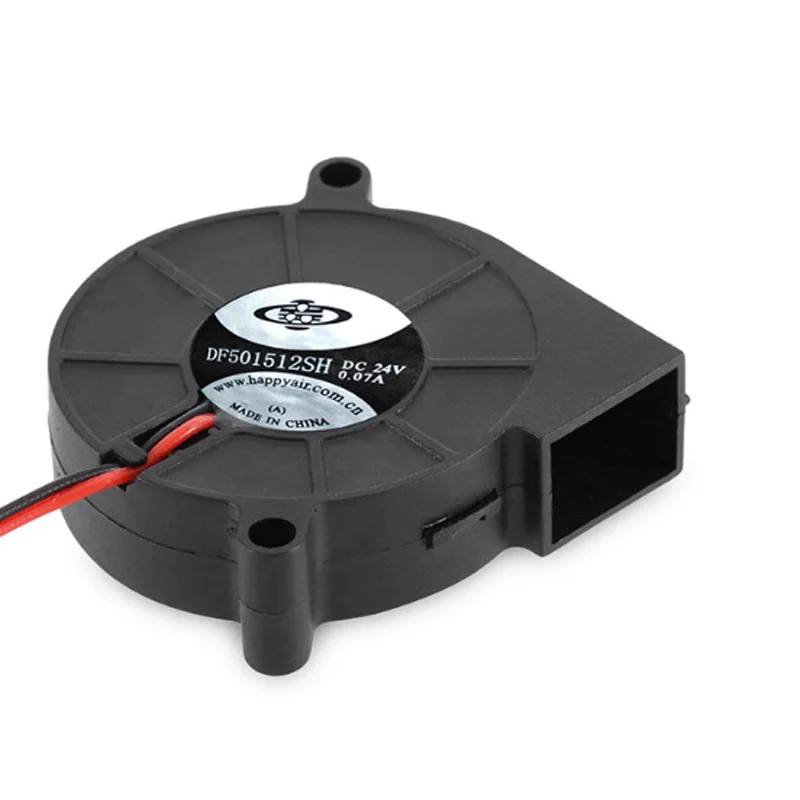 

Новинка 3/6 шт. бесшумный охлаждающий вентилятор постоянного тока 24 В 5015 вытяжной турбо вентилятор бесщеточный кулер для компьютера 3D принтера DOM668