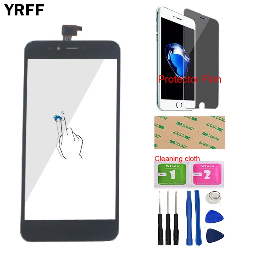 Переднее стекло YRFF для мобильного сенсорного экрана 5 дюйма Wiko U Pulse сенсорный