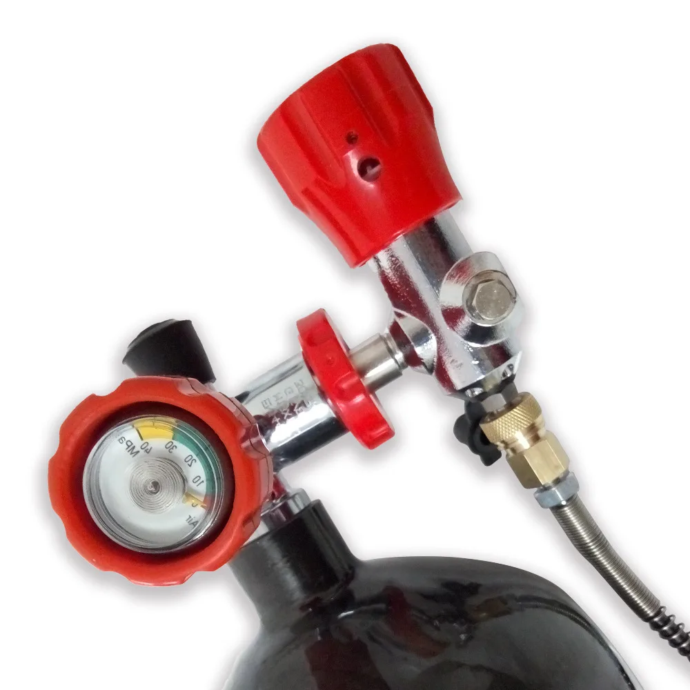 AC101 Acecare red valve with filling station 30Mpa M18*1.5 for paintball scuba and PCP air gun carbon fiber cylinder on sale
