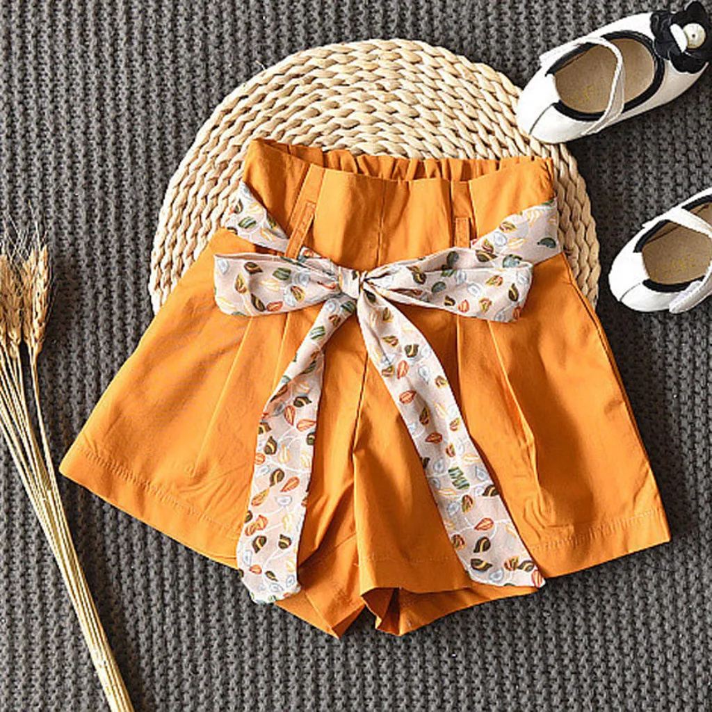 Perimedes из двух частей комплект Летняя Одежда для девочек маленьких шифона с