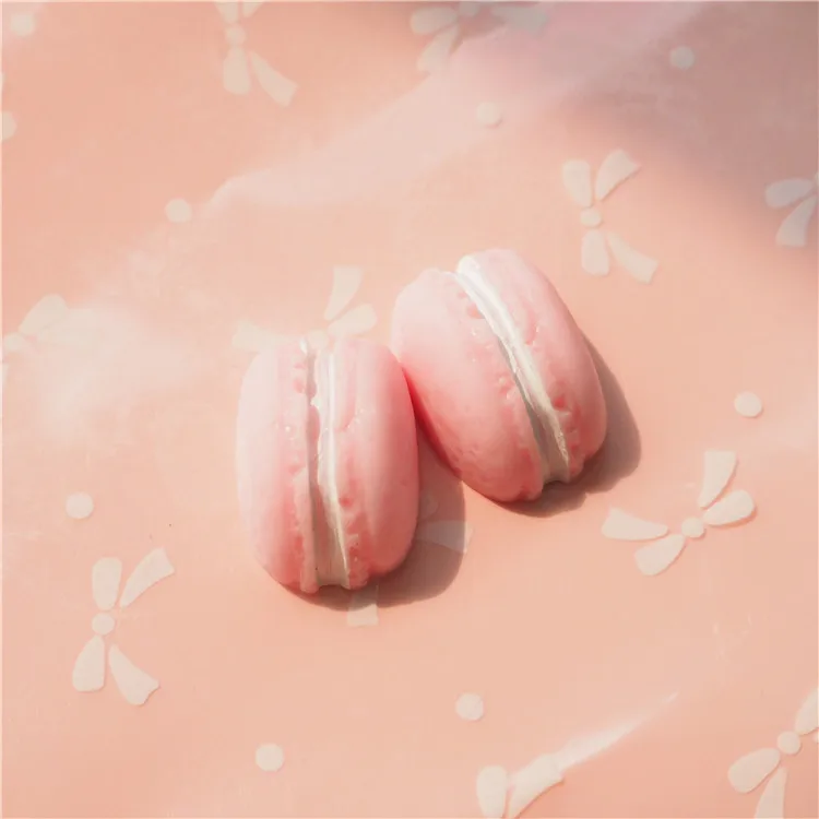 Resin Flatback Simulation Macaroon Cabochon For DIY Craft Accessories Mobile Phone Cover Decoration Key buckle Accessories