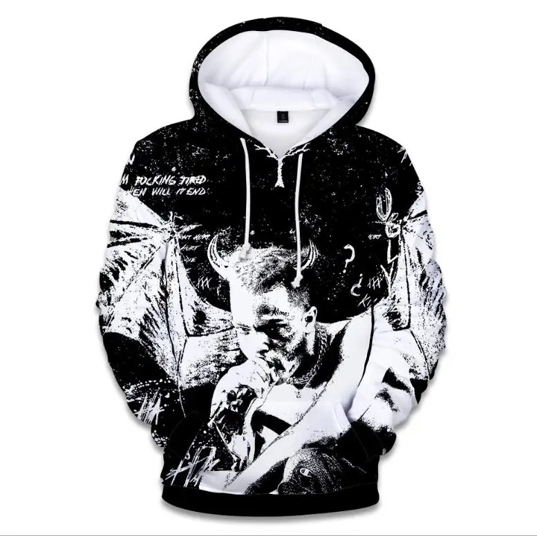 Новый Лидер продаж XXXTentacion Взрывные Модели Мода Подростков для мужчин и женщин 3D