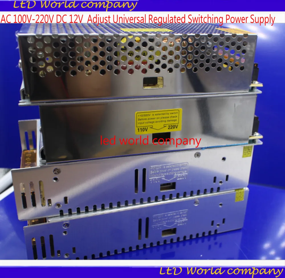 Прямая с фабрики AC 110 V-220 V к DC 12V Полный спектр питания переключатель питания Драйвер адаптер светодиодный светильник