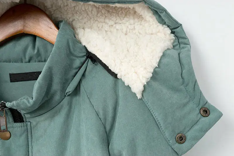 Женские парки с капюшоном размера плюс 4XL толстые ватные зимние куртки женские