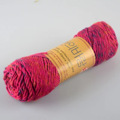 906 rose red camou TPRPYN 400 г = 4 шт Альпака материал мохер шерсть Вязание Пряжа для ручного вязания для шарфа шапки свитера пряжа - Цвет: 906 rose red camou