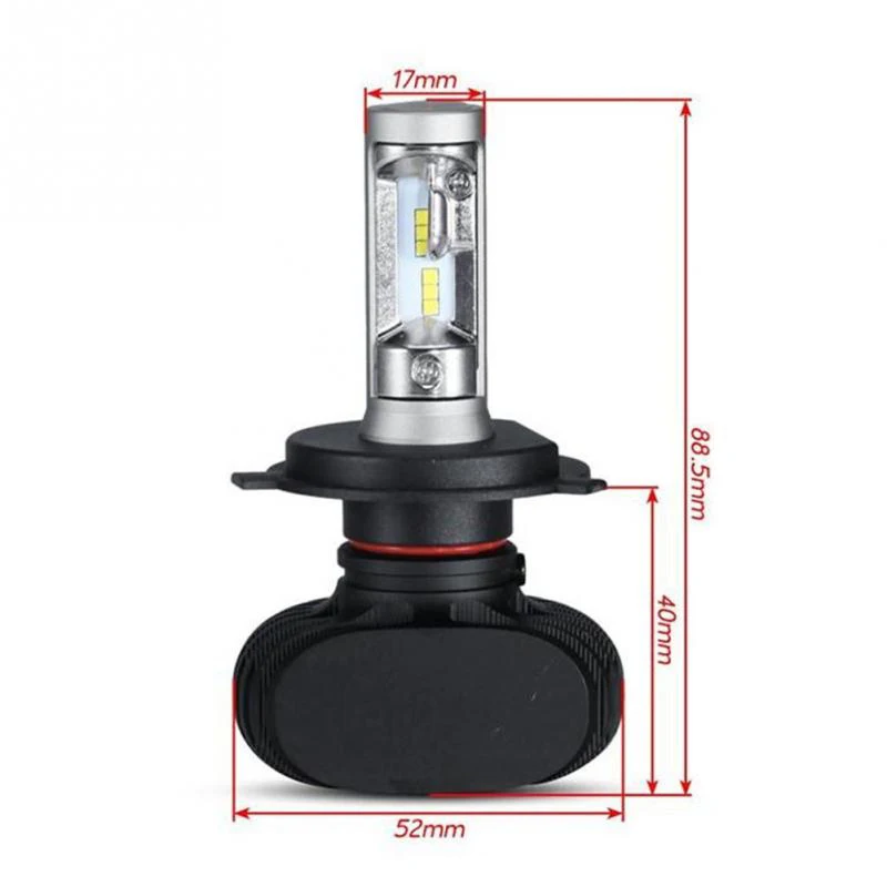 LED Headlight Bulbs H1 H3 H4 H7 H11 H27/880 HB3/9005 HB4/9006 H13 9004 9007 Hi/Low Beam Headlamp Fog Light 50W 8000LM 6500K | Автомобили и