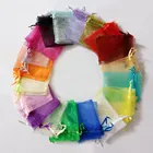 25x35 см Сумка из органзы 200 шт. сумка для упаковки ювелирных изделий Подарочная сумка для свадьбы сумка на шнурке Женская дорожная сумка для хранения