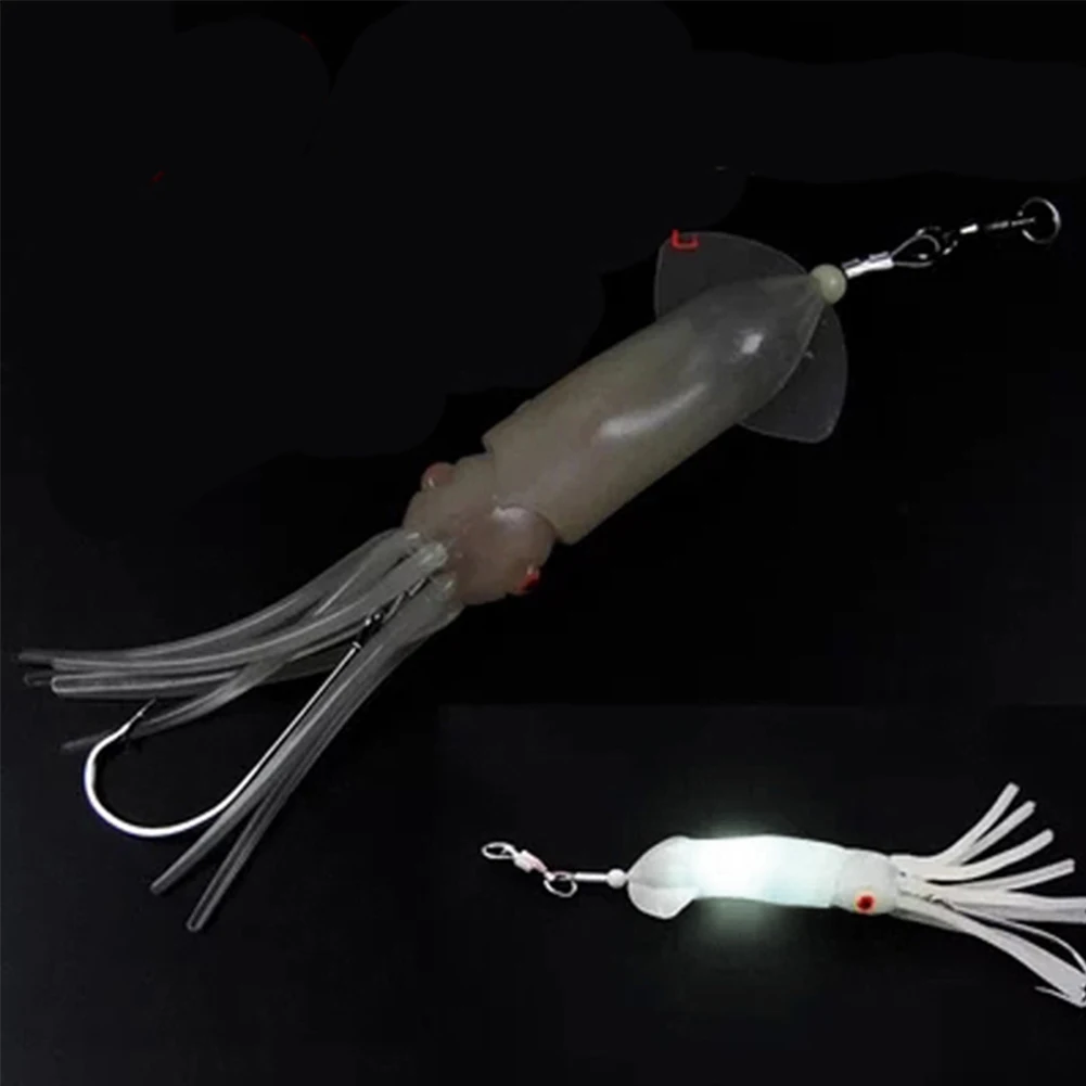 12 см яркие светящиеся светодиодный свет для ловля рыбы на блесну Deep Sea