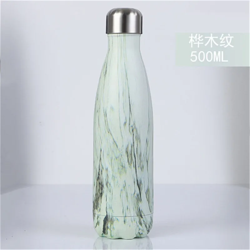 Мраморная текстура бутылка для воды кока колы кружка портативный дорожный