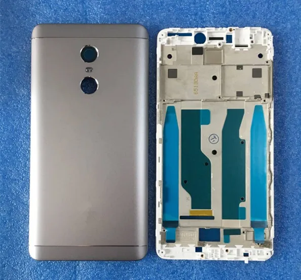 Axisinternational для 5," Xiaomi redmi note 4X note 4 глобальная версия Snapdragon Передняя средняя рамка+ задняя крышка батареи Чехол