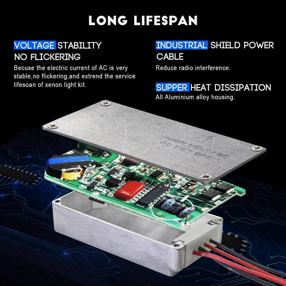 Buildreamen2 55W H1 H3 H7 H8 H11 881 9005 HB3 9006 9012 HID ксеноновый комплект переменного тока тонкая