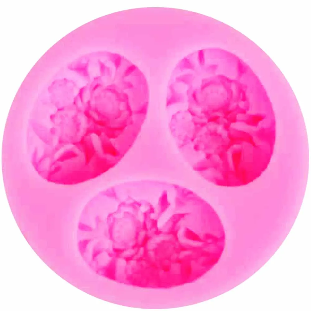 Sophronia DIY Peony 1pcs Shape UV Resin Jewelry Silicone Mold Making Craft m735 |