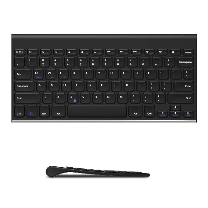 Лук HB086 тонкий и легкий с Подсветкой Bluetooth беспроводной мобильный телефон, планшет, ноутбук, дома, настольная перезаряжаемая клавиатура
