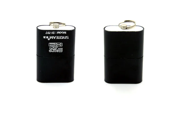 Лучшая цена тонкий портативный высокоскоростной USB 2,0 Micro SD TF T-Flash устройство для чтения карт памяти адаптер 0,65