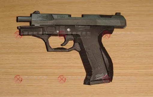 P99 пистолет 007 1:1 оружия DIY ручной работы 3D бумажная модель игрушки