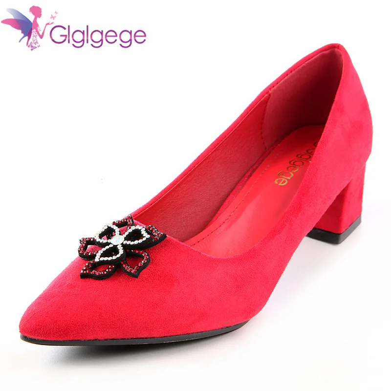 Женские туфли лодочки с острым носком и кристаллами|Женские туфли| |