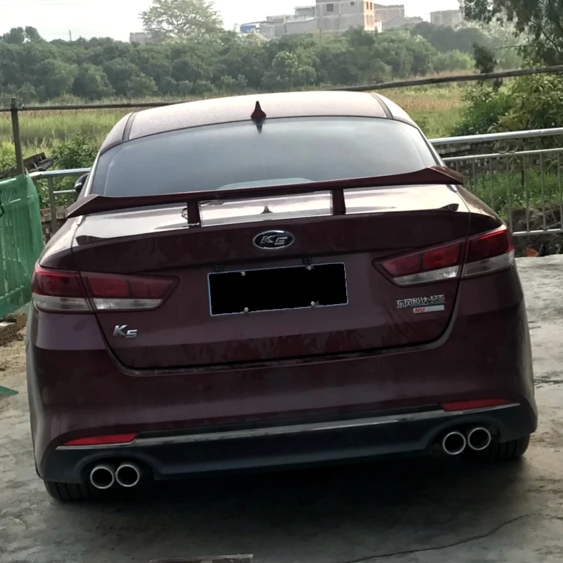 Universial СЕДАН задний багажник спойлер для Kia K5 Optima ABS Материал Неокрашенный праймер автомобиля хвост крыло