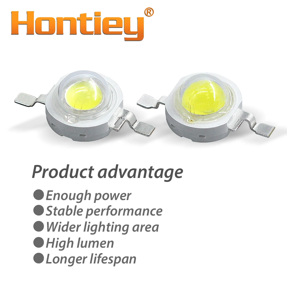 Hontiey High Power LED Cool Cold White Light 1W 3W 5W 10000K 20000K 30000K Integrated Bulb Chip Matrix Brightness DIY | Лампы и