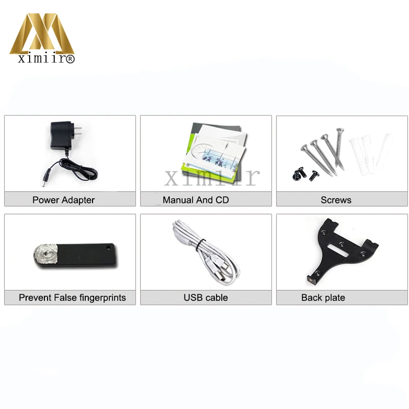 Linux система webсервер цветной экран U260 биометрический отпечаток пальца время часы